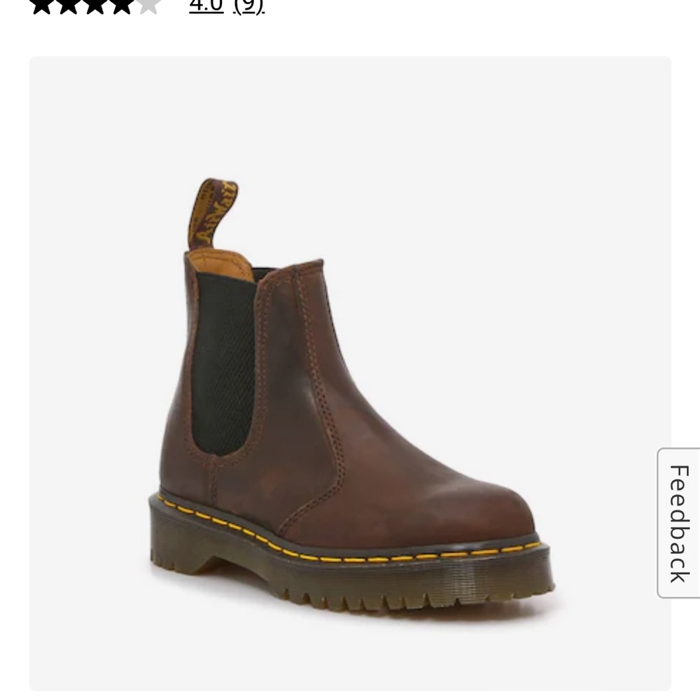 Brown Leather Chelsea Boots